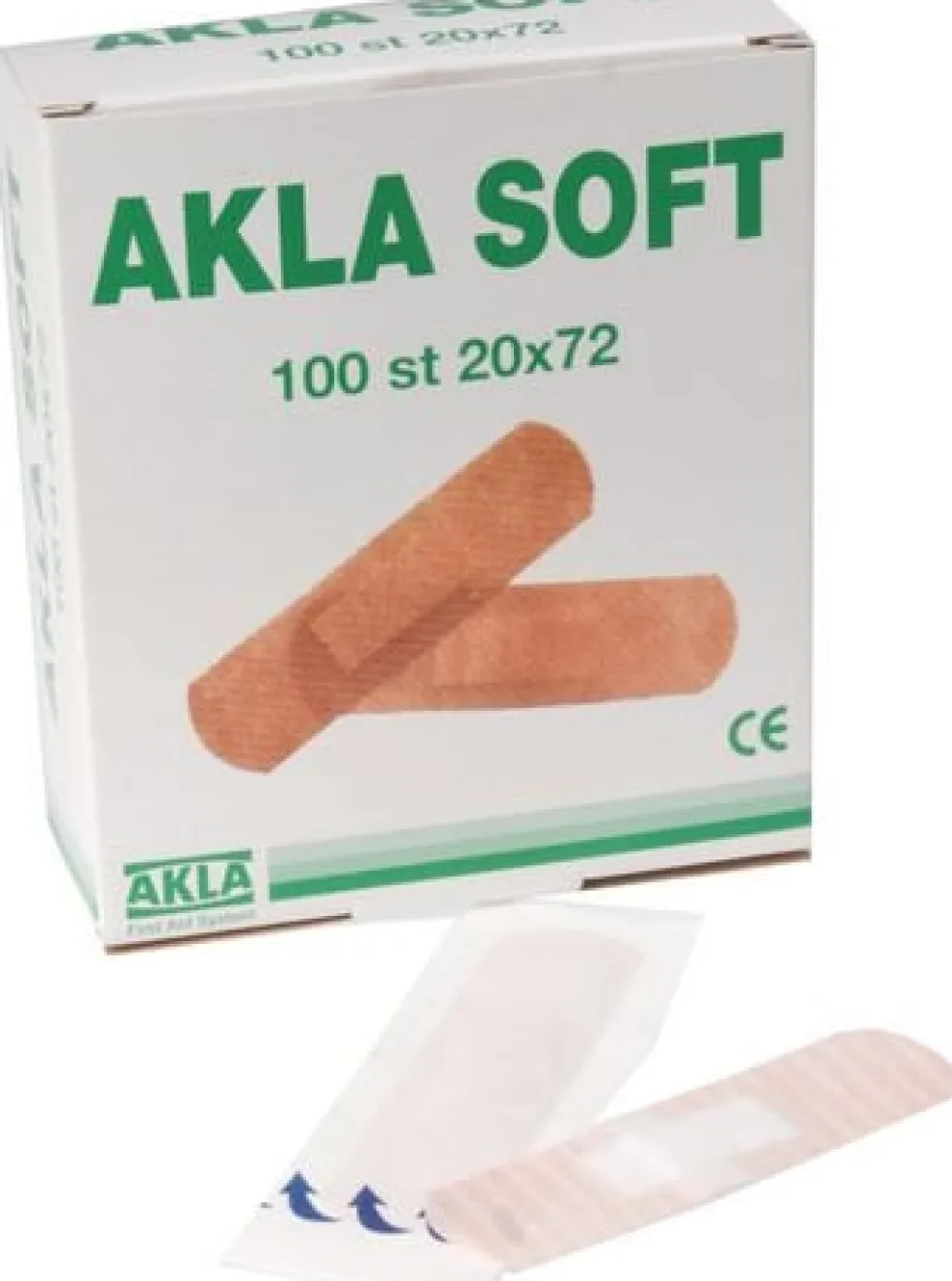 Plåster Akla Soft NW 20x72mm 100/FP