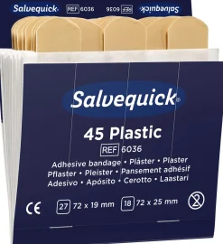 Plåsterrefill 6036 Plast 6x45p