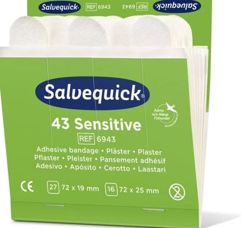 Plåster SALVEQUICK refill nonwoven 43/fp