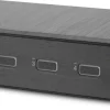 4-Port Dual Head DP/HDMI to DP/HDMI VSD KVM Switch, No CAC P