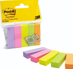 Post-It Index 670, 5 färger, 15x50mm