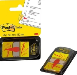 Post-It Index Skriv här, avtagbar, 50/fp
