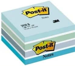 Post-It Kub Fresh Blue, 76x76mm, 450 blad