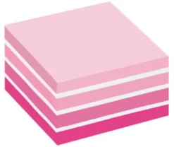 Post-It Kub Fresh Pink, 76x76mm, 450 blad