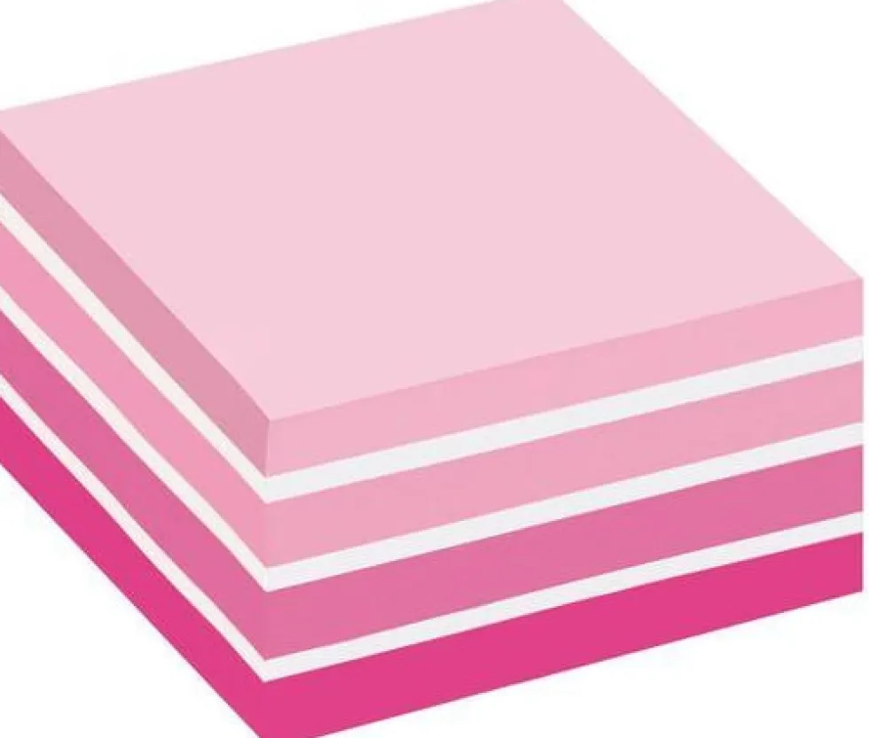 Post-It Kub Fresh Pink, 76x76mm, 450 blad