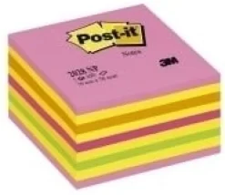 Post-It Kub Intensive Green, 76x76mm, 450 blad