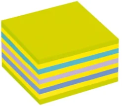 Post-It Kub Intensive Green, 76x76mm, 450 blad
