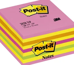 Post-It Kub Intensive Pink, 76x76mm, 450 blad