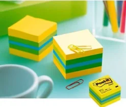 Post-It Kub Mini Lemon, 51x51mm, 400 blad