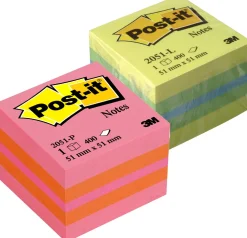 Post-It Kub Mini Lemon, 51x51mm, 400 blad