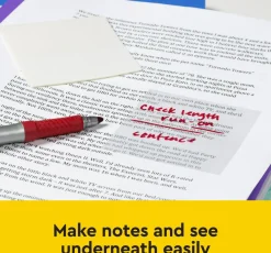 Post-it Notes tranparent 73x73 36sh/pad (12)