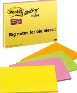 Post-It Supersticky Meeting Notes, 200x149mm