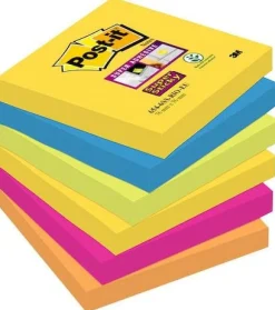 Post-it® Supersticky Rio, 76x76mm, 6/FP