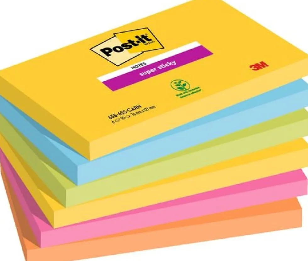 Post-it® Supersticky Rio, 76x127mm, 6/FP