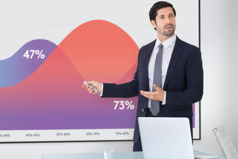 Presentatör LOGITECH Spotlight Guld
