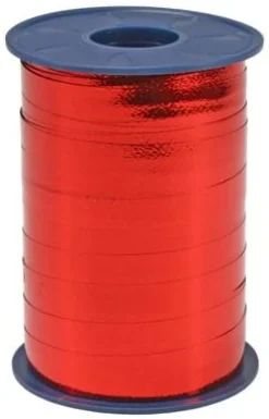 Presentband Röd Metallic, 10mmx250m