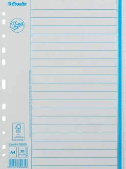 Pärmregister JOPA Papper A4 Otryckt, 20 flikar