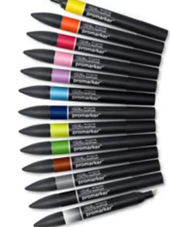 Promarker Klara färger Fine/Broad 12/fp
