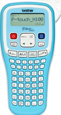 PT-H100LB2XG1 portable labelling machine blue