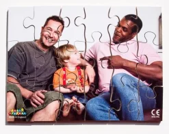 Pussel olika familjer 8 olika pussel
