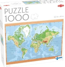 Pussel Världskarta 1000 bitar