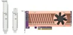 QNAP QM2-2P-384A - Kontrollerkort - PCIe 3.0 - låg profil - PCIe