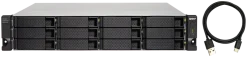 QNAP TL-R1200C-RP - Hårddiskarray - 12 fack (SATA-600) - USB 3.2
