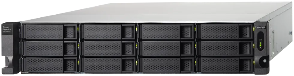 QNAP TL-R1200C-RP - Hårddiskarray - 12 fack (SATA-600) - USB 3.2