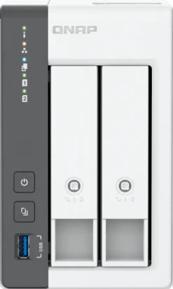 QNAP TS-216G - NAS-server - 2 fack - SATA 6Gb/s - RAID JBOD, 0,