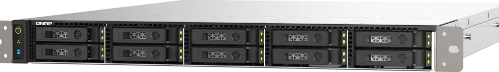 QNAP TS-h1090FU - NAS-server - 10 fack - kan monteras i rack