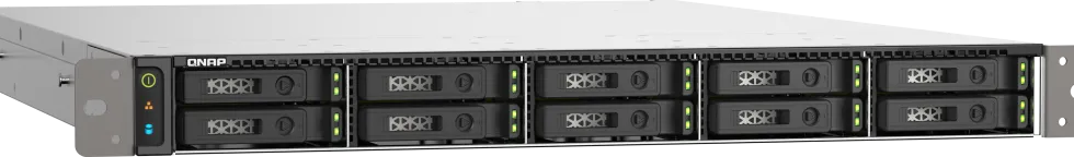 QNAP TS-h1090FU - NAS-server - 10 fack - kan monteras i rack