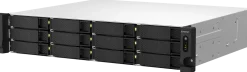 QNAP TS-1264U-RP - NAS-server - 12 fack - kan monteras i rack