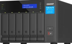 QNAP TVS-H674 - NAS-server - 6 fack - SATA 6Gb/s - RAID JBOD, 0,