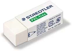 Radergummi Pvc-Fri 43x19x13mm vit