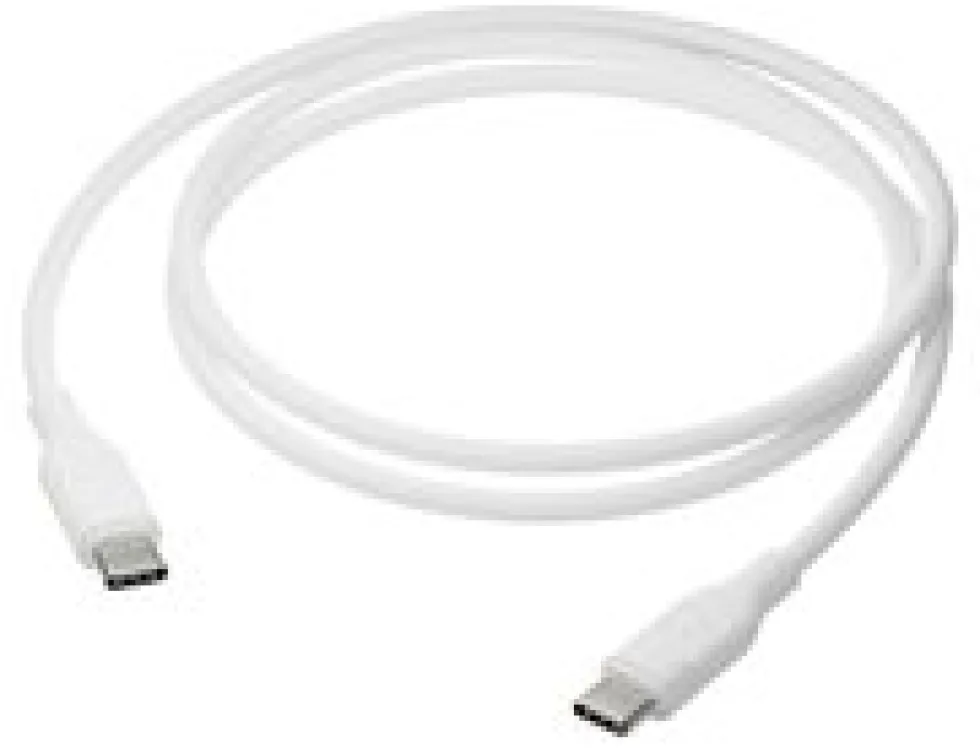 Re-charge - Cable - USB-C to USB-C - TPE, White (1.2m)