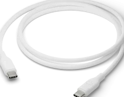 Re-charge - Cable - USB-C to USB-C - TPE, White (1.2m)
