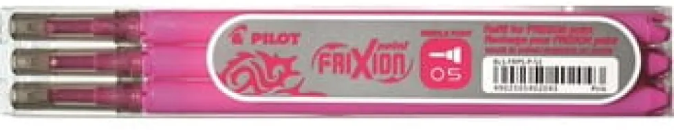 Refill PILOT Frixion 0,5mm rosa 3/fp