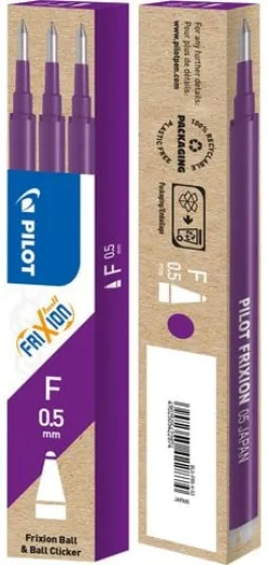 Refill PILOT Frixion 0,5mm violett 3/fp