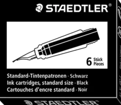 Refill STAEDTLER Svart 6/fp