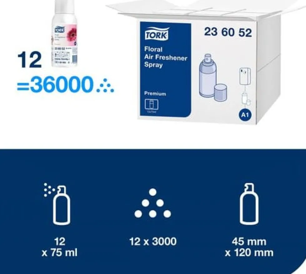 Refill TORK A1 Airfreshener Spray Blom