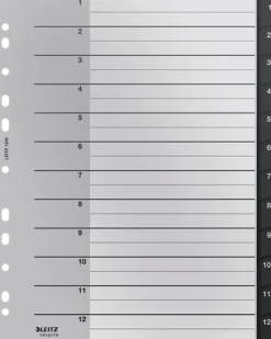 Register Leitz Recycle 1-12 A4 PP