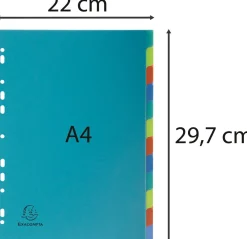 Register returplast A4 12-flik