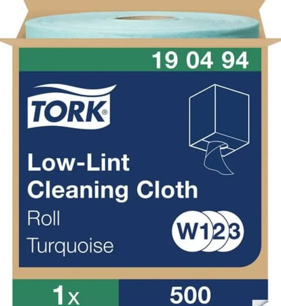 Rengöringsduk TORK Pre W1/2/3 turkos