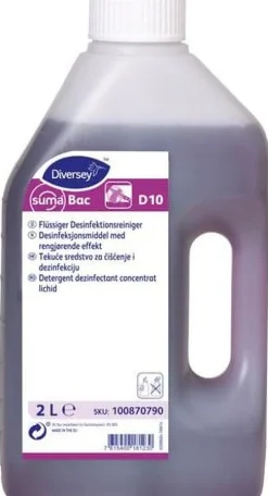 Rengöringsmedel SUMA Bac conc D10 2L