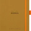 Rhodia Goalbook soft gold A5 dot ivory