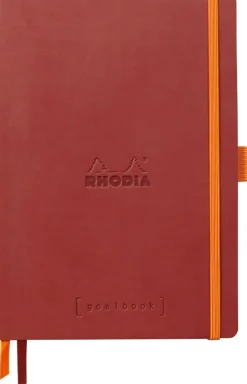 Rhodia Goalbook soft nacarat A5 dot ivory
