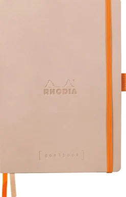 Rhodia Goalbook soft rose smoke A5 dot ivory