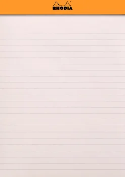 Rhodia le R Black head st.pad linedN°16