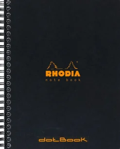 Rhodia NoteBook wire black A5+ dot