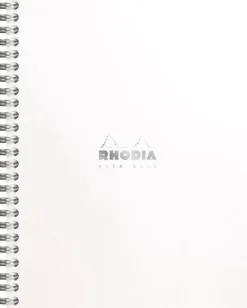 Rhodia NoteBook wire white A5+ ruled